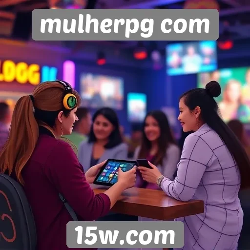interação social em jogos do site mulherpg com